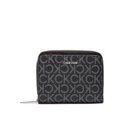 Calvin Klein Kis női pénztárca Ck Must Z/A Wllt W/Flap Md Mono K60K608910 Fekete