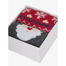 Pieces 2 pár hosszú szárú női zokni Alia Glitter 17134020 Színes