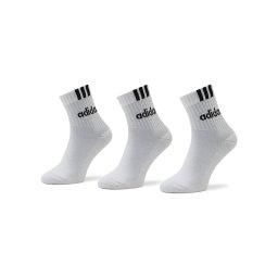 adidas 3 pár uniszex hosszú szárú zokni HT3437 Fehér