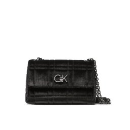 Calvin Klein Táska Re-Lock Ew Conv Xbody Velvet K60K610196 Fekete