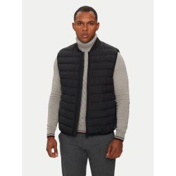 Tom Tailor Denim Mellény 1042139 Fekete Regular Fit