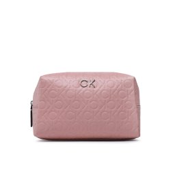 Calvin Klein Smink táska Re-Lock Cosmetic Pouch Em Mono K60K610261 Rózsaszín