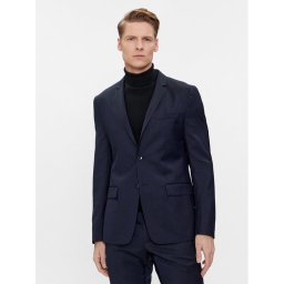Calvin Klein Zakó K10K112291 Sötétkék Slim Fit