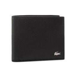 Lacoste Nagyméretű férfi pénztárca Small Billfold NH1115FG Fekete