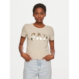 Gap Póló 417797-07 Bézs Regular Fit