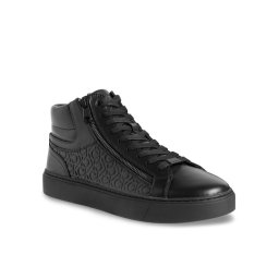 Calvin Klein Sportcipő High Top Lace Up W/Zip Mono HM0HM01180 Fekete