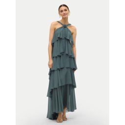 Vero Moda Estélyi ruha Felicia 10295237 Zöld Slim Fit