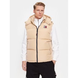 Tommy Jeans Mellény Alaska DM0DM14447 Bézs Casual Fit