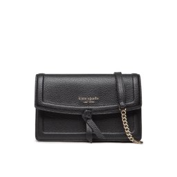 Kate Spade Táska Knott Pebbled Leather Flap Cro K6830 Fekete