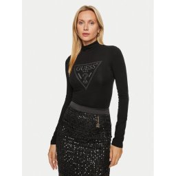 Guess Body Evelyn W4BP08 K68D2 Fekete Slim Fit