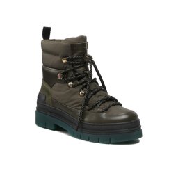 Tommy Hilfiger Bokacsizma Laced Outdoor Boot FW0FW06610 Zöld