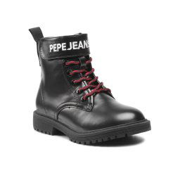 Pepe Jeans Csizma Hatton Strap Combi PGS50167 Fekete