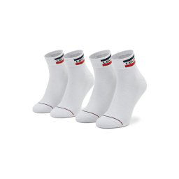 Levi's® 2 pár hosszú szárú unisex zokni 902011001 Fehér