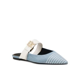 Tommy Hilfiger Papucs Th Pointy Feminine Mule Logo FW0FW07129 Kék