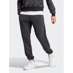 adidas Melegítő alsó ALL SZN Garment Wash IJ6932 Fekete Regular Fit