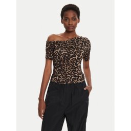 Vila Blúz Suri 14106413 Barna Regular Fit