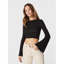BDG Urban Outfitters Blúz 75259721 Fekete Slim Fit