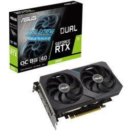 GeForce RTX 3060 8GB GDDR6 Asus DUAL-RTX3060-O8G videokartya