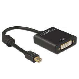 DeLock mini Displayport 1.2 male > DVI-D (Dual Link) female 4K Active Adapter Black