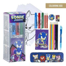 Sonic rajz szett 25 db dobozban