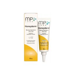 Honeyderm balzsam sebgyógyulást elősegítő kondicionáló balzsam 70% mézzel és hialuronsavval kutyák és macskák részére 62 g