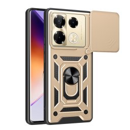 RING KAMERA Borító tartóval Infinix Note 40 Pro / 40 Pro+ 5G aranyhoz