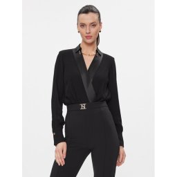Elisabetta Franchi Body CB-T02-41E2-V400 Fekete Regular Fit