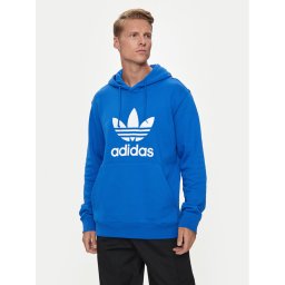 adidas Pulóver adicolor Classics Trefoil IZ1855 Kék Regular Fit