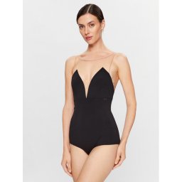 Elisabetta Franchi Body BO-008-36E2-V200 Fekete Slim Fit