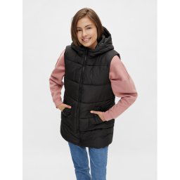 Pieces Mellény 17115628 Fekete Regular Fit