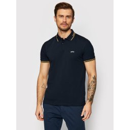 Boss Pólóing Paul Curved 50469210 Sötétkék Slim Fit