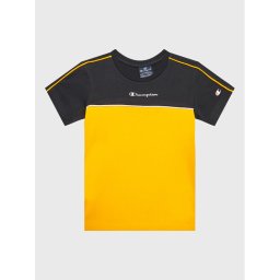 Champion Póló Piping Block 306148 Sárga Regular Fit