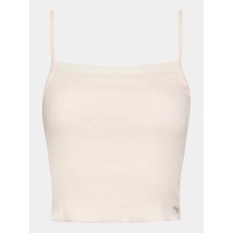 Sloggi Pizsama felső Go Ribbed 10215245 Ekru Slim Fit