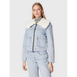 Levi's® Farmer kabát Retro Sherpa A3487-0002 Kék Relaxed Fit