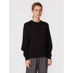 Moss Copenhagen Sweater Britta Jilli 16897 Fekete Relaxed Fit