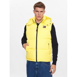 Tommy Jeans Mellény Alaska DM0DM14447 Sárga Regular Fit
