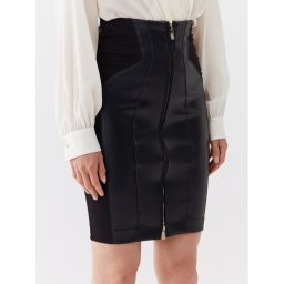 Marciano Guess Bőr szoknya 3YGD0 19646Z Fekete Slim Fit