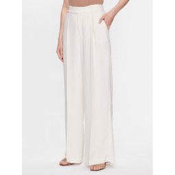 DKNY Szövet nadrág P3AKNQ84 Fehér Relaxed Fit
