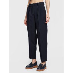 Tommy Hilfiger Szövet nadrág WW0WW37287 Sötétkék Tapered Fit