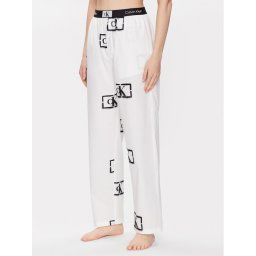 Calvin Klein Underwear Pizsama nadrág 000QS6973E Fehér Regular Fit