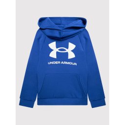 Under Armour Pulóver Ua Rival Fleece Big Logo 1357585 Kék Loose Fit