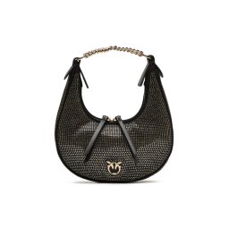 Pinko Táska Brioche Hobo Mini AI 23-24 PLTT 101433 A159 Fekete