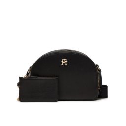 Tommy Hilfiger Táska Monotype Half Moon AW0AW16482 Fekete