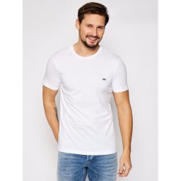 Lee Póló SS Patch Logo Tee L60UFQ12 112113578 Fehér Regular Fit