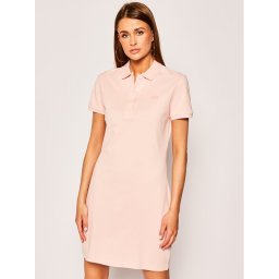 Lacoste Hétköznapi ruha EF5473 Rózsaszín Slim Fit