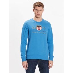Gant Pulóver Archive Shield 2046071 Kék Regular Fit