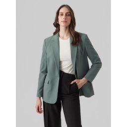Vero Moda Zakó Troianthea 10282655 Zöld Loose Fit