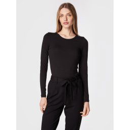 Moss Copenhagen Blúz Olivie 16829 Fekete Slim Fit