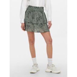 ONLY Miniszoknya 15251508 Zöld Regular Fit