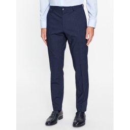 Boss Szövet nadrág 50502469 Sötétkék Slim Fit
